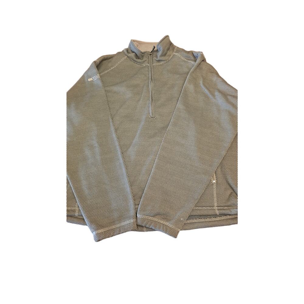 Brand new Cabela's Light Tan sleeve 1/4 jacket with embroidered logo*size medium